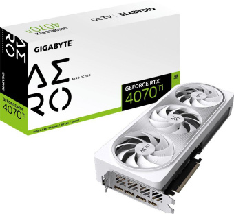 Видеокарта Gigabyte PCI-E 4.0 GV-N407SAERO OC-12GD NVIDIA GeForce RTX 4070 Super 12Gb 192bit GDDR6X 2610/21000 HDMIx1 DPx3 HDCP Ret от магазина РЭССИ