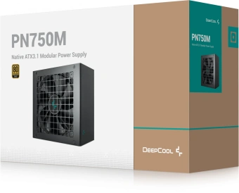 Блок питания Deepcool ATX 750W PN750M Gen.5 80+ gold (20+4pin) APFC 120mm fan 8xSATA RTL от магазина РЭССИ