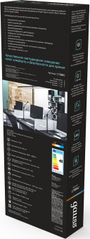 Светильник Gauss Qplus GTL504 (GT5042) настольный LED черный 10Вт от магазина РЭССИ