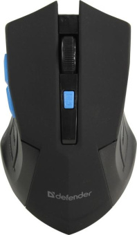 Мышь Defender Accura MM-275 черный/синий оптическая 1600dpi беспров. USB 5but (52275) от магазина РЭССИ
