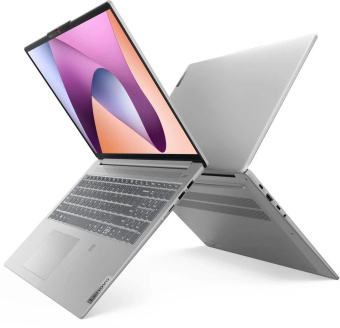 Ноутбук Lenovo IdeaPad Slim 5 16ABR8 Ryzen 7 7730U 16Gb SSD512Gb AMD Radeon 16" IPS WUXGA (1920x1200) noOS grey WiFi BT Cam (82XG0097RK) от магазина РЭССИ