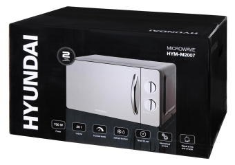 Микроволновая Печь Hyundai HYM-M2007 20л. 700Вт черный/хром от магазина РЭССИ