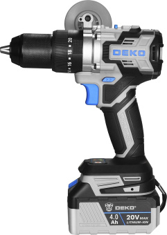 Дрель-шуруповерт Deko DKCID20 PRO аккум. патрон:быстрозажимной (085-1068) от магазина РЭССИ