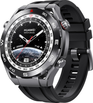 Смарт-часы Huawei Watch Ultimate CLB-B19 1.5" AMOLED корп.черный рем.черный разм.брасл.:140-210мм (55020AGP) от магазина РЭССИ