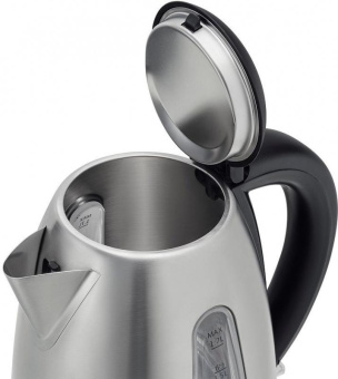 Чайник электрический Polaris PWK 1753CA 1.7л. 2200Вт нержавеющая сталь/черный (корпус: сталь) от магазина РЭССИ