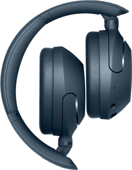 Гарнитура накладные Sony WH-XB910N 1.2м синий беспроводные bluetooth оголовье (WH-XB910N/LZ) от магазина РЭССИ