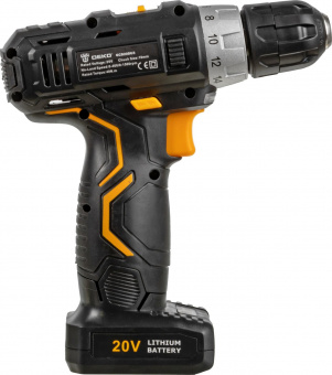 Дрель-шуруповерт Deko GCD20DU3 аккум. патрон:быстрозажимной (063-4144) от магазина РЭССИ