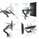 Кронштейн для мониторов Onkron G160 черный 13"-32" макс.16кг настольный поворот и наклон верт.перемещ. от магазина РЭССИ