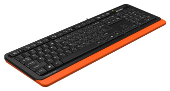 Клавиатура A4Tech Fstyler FKS10 черный/оранжевый USB от магазина РЭССИ