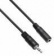 Кабель-удлинитель аудио Buro BAAC003-1 Jack 3.5 (m)/Jack 3.5 (f) 1м. черный от магазина РЭССИ