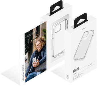 Чехол (клип-кейс) uBear для Apple iPhone 15 Real Case прозрачный (CS248TT61RL-I23) от магазина РЭССИ
