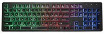 Клавиатура Оклик 510ML черный USB slim Multimedia LED от магазина РЭССИ