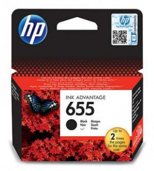 Картридж струйный HP 655 CZ109AE черный (550стр.) для HP DJ IA 3525/4615/4625/5525/6525 от магазина РЭССИ