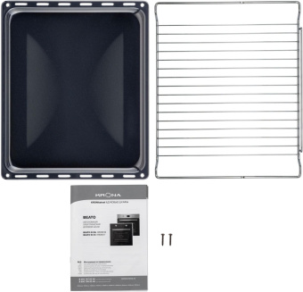 Духовой шкаф Электрический Krona BEATO 60 IX нержавеющая сталь/черный от магазина РЭССИ