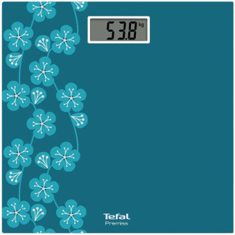 Весы напольные электронные Tefal PP1433V0 макс.150кг голубой от магазина РЭССИ