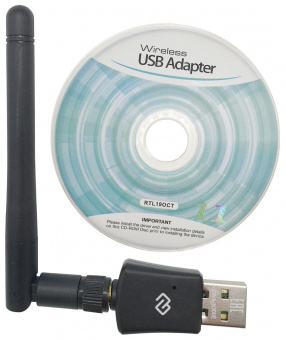 Сетевой адаптер WiFi Digma DWA-N300E N300 USB 2.0 (ант.внеш.съем) 1ант. (упак.:1шт) от магазина РЭССИ