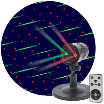 Проектор Laser Метеоритный дождь мульти режим 2 цвета, 220V, IP44 ENIOP-01 от магазина РЭССИ