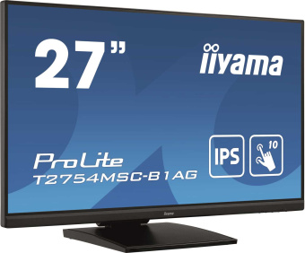 Монитор Iiyama 27" Touch T2754MSC-B1AG черный IPS LED 16:9 HDMI M/M HAS 300cd 178гр/178гр 1920x1080 60Hz VGA FHD USB Touch 6.6кг от магазина РЭССИ