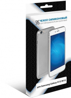 Чехол (клип-кейс) DF для Samsung Galaxy A12/M12 sCase-109 прозрачный (DF SCASE-109) от магазина РЭССИ