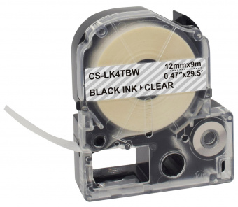 Картридж ленточный Cactus CS-LK4TBW черный для Epson LW300/LW400/LW700/LW600P/LW1000P от магазина РЭССИ