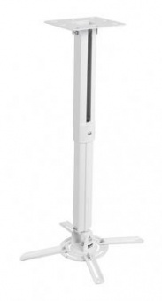 Кронштейн для проектора Buro PR05-W белый макс.13.6кг потолочный поворот и наклон от магазина РЭССИ