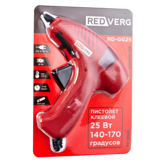 Клеевой пистолет REDVERG RD-GG25 6674729 от магазина РЭССИ