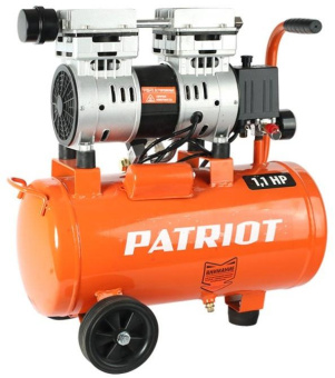 Компрессор поршневой Patriot WO 24-160 безмасляный 160л/мин 24л 1100Вт оранжевый от магазина РЭССИ