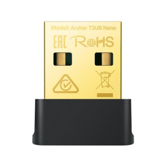 Сетевой адаптер WiFi TP-Link Archer T2UB Nano AC600 USB 2.0 (ант.внутр.) 1ант. от магазина РЭССИ