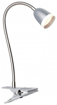 Светильник Camelion KD-847 C03 (14140) настольный на прищепке серебро 3.5Вт от магазина РЭССИ