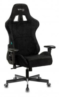 Кресло игровое Zombie VIKING KNIGHT Fabric черный Light-20 с подголов. крестов. металл от магазина РЭССИ