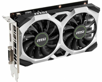 Видеокарта MSI PCI-E GTX 1650 VENTUS XS 4G OCV1 NVIDIA GeForce GTX 1650 4096Mb 128 GDDR5 1485/8000 DVIx1 HDMIx1 DPx1 HDCP Ret от магазина РЭССИ