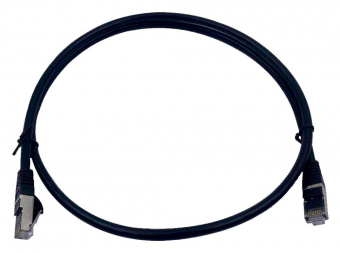 Патч-корд Buro STP 4 пары cat7 CCA molded 1м черный RJ-45 (m)-RJ-45 (m) от магазина РЭССИ