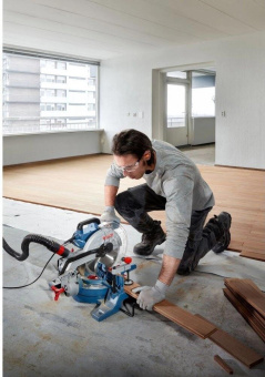 Торцовочная пила Bosch GCM 254 1750Вт 5000об/мин d=254мм от магазина РЭССИ