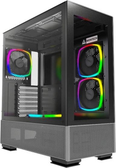 Корпус Montech Sky Two черный без БП ATX 3x140mm 2xUSB3.0 audio bott PSU от магазина РЭССИ