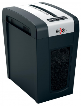 Шредер Rexel Secure MC6-SL черный (секр.P-5) перекрестный 6лист. 18лтр. скрепки скобы от магазина РЭССИ