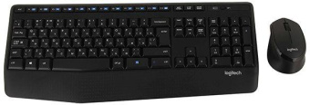 Клавиатура + мышь Logitech MK345 клав:черный мышь:черный USB беспроводная Multimedia (920-008534) от магазина РЭССИ