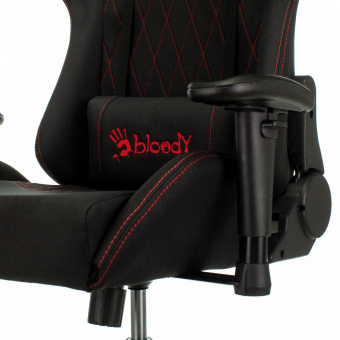 Кресло игровое A4Tech Bloody GC-850 черный ромбик крестов. от магазина РЭССИ