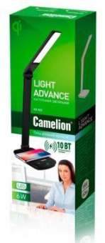 Светильник Camelion KD-825 C01 (14161) настольный на основание белый 16Вт от магазина РЭССИ