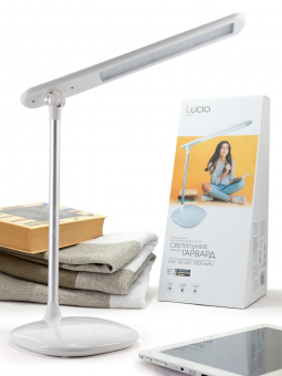 Светильник Lucia Гарвард (L360) настольный на подставке белый 5Вт от магазина РЭССИ