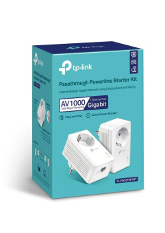 Сетевой адаптер Powerline TP-Link TL-PA7017P KIT AV1000 Gigabit Ethernet (упак.:2шт) от магазина РЭССИ