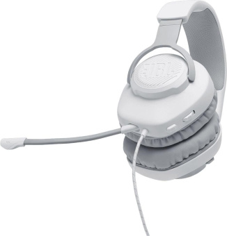 Гарнитура накладные JBL Quantum 100 1.2м белый проводные оголовье (JBLQUANTUM100WHT) от магазина РЭССИ