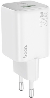 Сетевое зар./устр. Hoco N41 Almighty White 20W 3A (PD+QC+AFC) универсальное белый от магазина РЭССИ