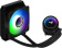 Система водяного охлаждения Aerocool Mirage L120 Soc-AM4/1151/1200/2066/1700 4-pin 20-27dB Al+Cu 200W 756gr LED Ret от магазина РЭССИ