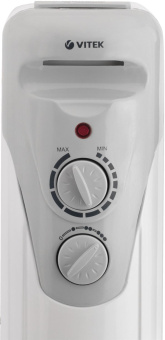 Радиатор масляный Vitek VT-1710 2500Вт белый от магазина РЭССИ