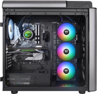 Система водяного охлаждения Thermaltake TH420 V2 Ultra ARGB Soc-AM5/AM4/1151/1200/1700 черный 4-pin 34.7dB Al+Cu LCD Ret (CL-W386-PL14SW-A) от магазина РЭССИ