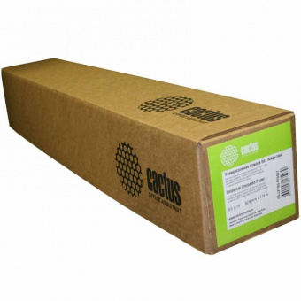 Бумага Cactus CS-LFP80-594175 A1 594мм-175м/80г/м2/белый CIE171% инженерная бумага втулка:76.2мм (3") от магазина РЭССИ