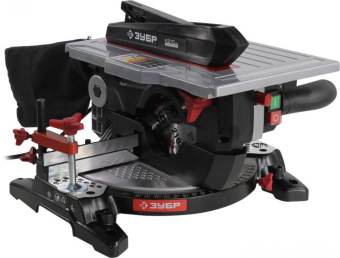 Торцовочная пила Зубр ЗПТК-210-1500 1500Вт 4500об/мин d=210мм от магазина РЭССИ