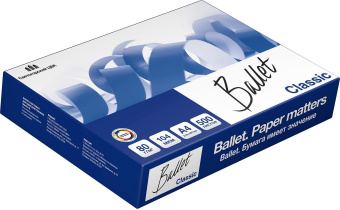 Бумага BALLET Classic A4/80г/м2/500л./белый CIE153% общего назначения(офисная) от магазина РЭССИ