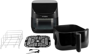 Аэрогриль Hyundai HYF-9090 1700Вт сливочный/черный от магазина РЭССИ