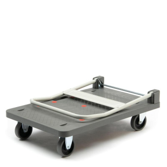 Платформенная тележка СТЕЛЛА-ТЕХНИК 900х610 со складной ручкой грузоподъемность 250 кг FW-250П от магазина РЭССИ